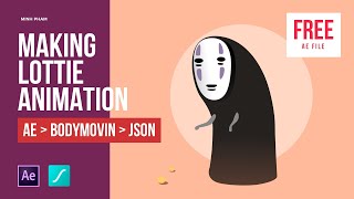 Making a simple Lottie animation json with After Effects and Bodymovin [upl. by Nnylylloh]