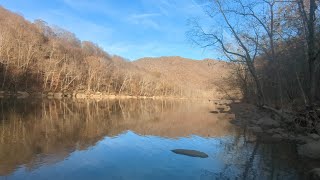 nice trail along the river bank near prince WV [upl. by Ynnek]