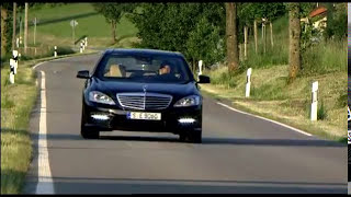 Driving The New Mercedes S63 AMG 55L V8 2011 [upl. by Arakal]