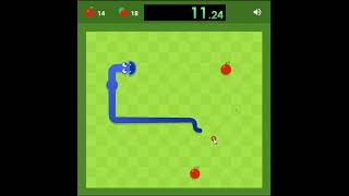 google snake game multi fast mode 25 apples 20s 190ms [upl. by Eirena]