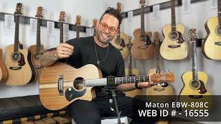 Maton Guitars EBW808C  16555 [upl. by Akiv]