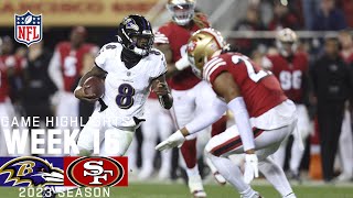 Baltimore Ravens vs San Francisco 49ers  2023 Week 16 Game Highlights [upl. by Bagger]