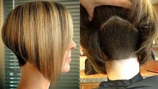 Short Nape Haircuts  Nape Shave Hair Cut Women [upl. by Paulson500]