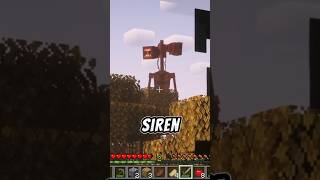 Siren Head en Minecraft minecraft mods sirenhead tengomiedo trevorhenderson terror creepy [upl. by Garbers]