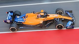 F1 2019 Testing Raw Pure Sound  McLaren MCL34 2019 Car Highlights from Circuit de Catalunya [upl. by Lateh441]