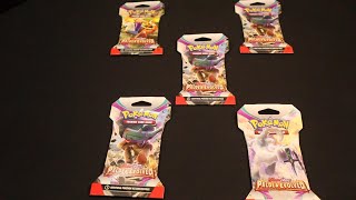 Pokemon Scarlet and Violet Paldea Evolved Sleeved Booster Packs 5 [upl. by Borrell]