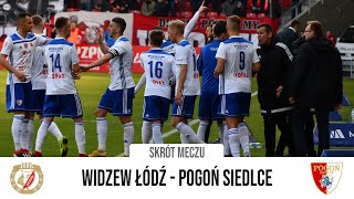 Widzew Łódź  Pogoń Siedlce skrót [upl. by Dace]