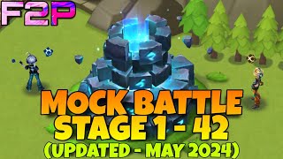 ALL MOCK BATTLE STAGE 1  42 UPDATED MAY 2024 SUMMONERS WAR [upl. by Klingel972]