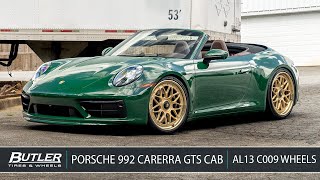 Porsche 992 911 Carrera GTS Cab  22in AL13 C009 Wheels  Butler Tire [upl. by Gnil]