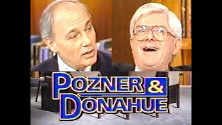 Pozner amp Donahue 1992  Censored 1991 The Year In Review  WVIZ PBS  Jeff Cohen  Phil amp Vladimir [upl. by Garber242]