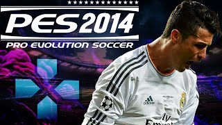 PES 2014 PPSSPP FULL LICENSE CAMERA PS5 REALISTIC GRAPHICS  REAL MADRID VS MANCHESTER UNITED [upl. by Nytsua]