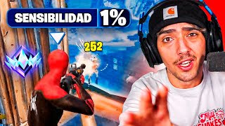 EL JUGADOR COMPETITIVO que usa LA SENSIBILIDAD MAS BAJA de FORTNITE 1 [upl. by Waldemar]