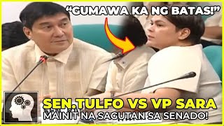 🔴 GRABE MAINIT na SAGUTAN sa SENADO nina SEN RAFFY TULFO at VP SARA DUTERTE   Jevara PH [upl. by Uyerta611]