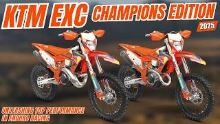 2025 KTM EXC Champions Edition Unleashing Top Performance in Enduro Racing [upl. by Laerol]