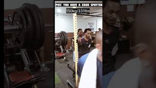 150kg at 80kggym workout gymmotivation gymrat producer rapper hiphop afrobeats reels short [upl. by Seka]