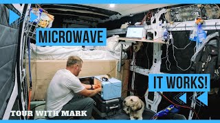 Victron Inverter  Microwave Works  VANLIFE [upl. by Petrick]