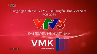 Tổng hợp hình hiệu VTV3  Đài Truyền Hình Việt Nam 19962024 [upl. by Brendan]