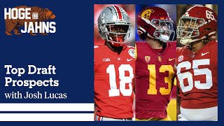 Top 5 Bears draft prospects with Josh Lucas  Hoge amp Jahns  chicagobears nfl [upl. by Mctyre]