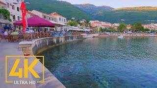 4K Virtual Walking Tour  Petrovac amp Kotor  The Scenic Cities of Montenegro  Part 2 [upl. by Anned]