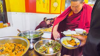 TIBETAN CHINESE Street Food Tour in REMOTE China YAK SASHIMI TEMPLE FOOD  UNKNOWN Street Foods [upl. by Amehsat504]