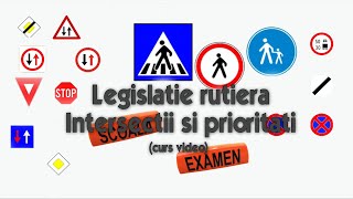 Curs de legislatie rutiera  Intersectii si prioritati [upl. by Rizika]