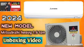 Mitsubishi heavy duty New model 2024  split inverter AC unboxing  16 ton 4 star inverter [upl. by Aicener395]