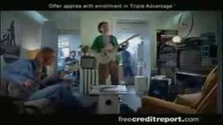 Free Credit Report Commercials  All Four with Lyrics [upl. by Byram]