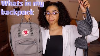 WHATS IN MY BACKPACK  Fjällräven Kånken 2019 [upl. by Ahsenwahs]