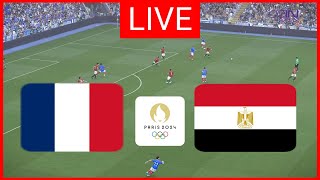 🔴LIVE  FRANCE vs ÉGYPTE I JEUX OLYMPIQUES DE PARIS 2024 DEMIFINALE AUJOURDHUI  EFOOTBALL PES 21 [upl. by Marilla]