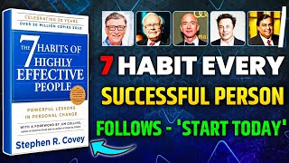 The 7 Habits of Highly Effective People audiobook  by Stephen R Covey Book Summary in English [upl. by Fretwell]