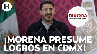 Martí Batres brinda su sexto y último informe de gobierno destaca avances en vivienda y seguridad [upl. by Argus]