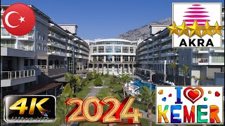 4K AKRA KEMER HOTEL 2024 GOOD BEACH RESORT ANTALYA TURKEY [upl. by Cochran]