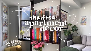 THRIFTED pinterestinspired apartment decor  redecorate with me [upl. by Inman]