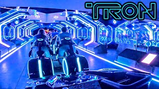 TRON Low Light Magic Kingdom NightRide  Walt Disney World [upl. by Kary759]