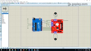 How to make L298 driver motor simulation by arduino [upl. by Forras813]