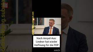 Lindner bereit für Wahlkampf [upl. by Ettezus804]