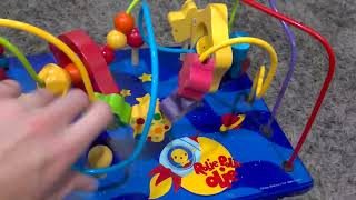 Playing with my Rolie Polie Olie bead roller coaster [upl. by Nodnyl]