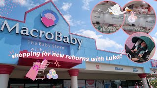 Going to Macro Baby With Luka A STORE THAT SELLS REBORNS [upl. by Hilton]