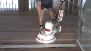 Floor Sanding amp Polishing Brisbane  Polivac Rotary Sander Brisbane Timber Floors [upl. by Farman322]