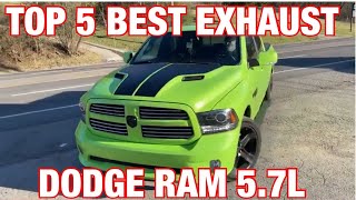 Top 5 Best Exhaust Set Ups for Dodge Ram 57L HEMI [upl. by Osei652]