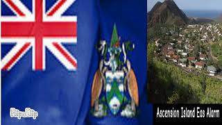 Ascension Island Eas Alarm Fake Eas AlarmUK Territory [upl. by Negyam]