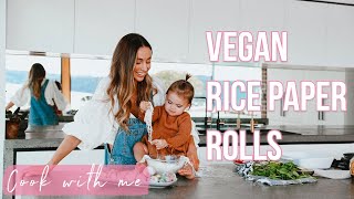 Vegan Rice Paper Rolls [upl. by Twyla150]