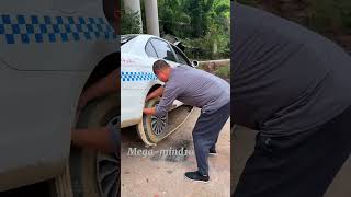 Two wheels of a car fell off a bumpviralvideo youtubeshorts [upl. by Nytsrik]