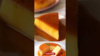 Eggless Caramel Custard puding youtubeshorts food foodie foodlover sweet viralvideo eating [upl. by Enogitna]