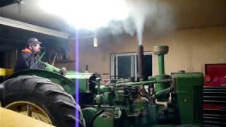 John Deere R first fire in 20 yrs second attempt [upl. by Atterys]