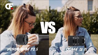 VILTROX 40mm F25 vs SIGMA 1835  Sony FX3 [upl. by Enotna]