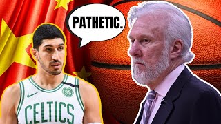 NBA Coach Gregg Popovich Cowardly amp Pathetically Said THIS About ENES KANTER amp China [upl. by Norga]