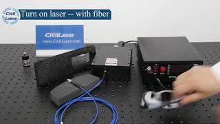 808nm 20W ir fiber coupled laser with Collimator  from CivilLaser [upl. by Attelrac]