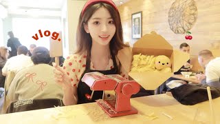 纽约生活vlog✨周末去做手工意面啦🍝•ᴗ•🍴｜handmade pasta in New York City [upl. by Costanzia172]