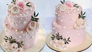 Best Two Tier Cake Design  2 Tier Birthday Cake Design  Birthday Cake Design For Girl cake [upl. by Allebara]